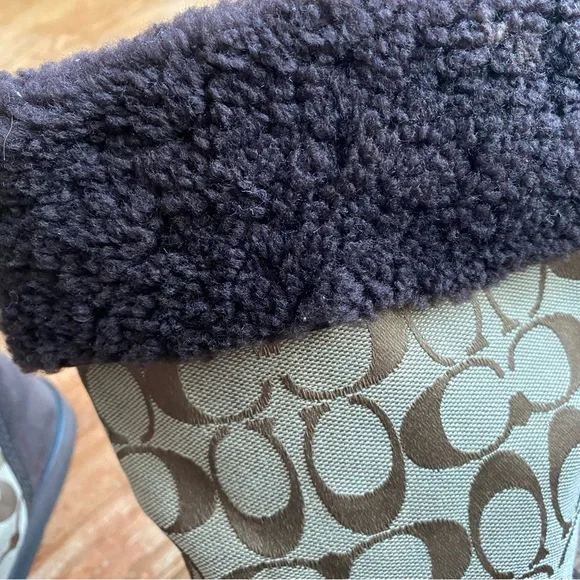 COACH Kally monogram Boots size 7 - Picture 6 of 9